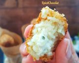 Une image de l'étape 6 de Cromesquis de riz au fromage ail et fines herbes.
