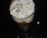 A picture of step 3 of Dalgona cold coffee.