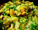 Pas rețetă Tocanta aromată de cartofi cu pui și broccoli 4 fotografie