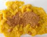 Foto del paso 2 de la receta: Tortitas dulces de plátano macho