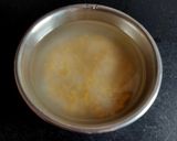 A picture of step 1 of Palak Khichdi.