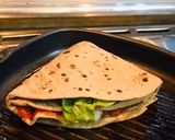 A picture of step 3 of Tortilla wrap.