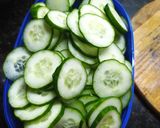 Foto del paso 1 de la receta: Milhoja de pepino