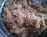 Foto del paso 4 de la receta: Albóndigas de berenjena con pollo y salsa de tomate