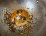 A picture of step 5 of Sarson ka saag.