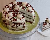Tejszínes kókusztorta mini habcsokkol recept fázis 4 fotója