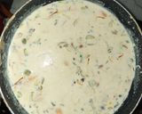 A picture of step 4 of Kesar rabri.