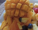 Foto del paso 3 de la receta: "Un jardín Tropical" 🥭🫐🍊