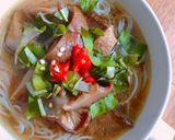 Hình bước làm 4 của món 🌱 Bún Nấm Hương Chay (Vegan)