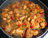 Foto del paso 5 de la receta: Cazuela de Fideos con Pollo y setas Variadas