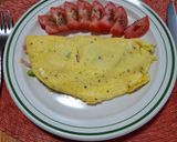 Foto del paso 4 de la receta: Omelette de pechuga de pavo y aguacate