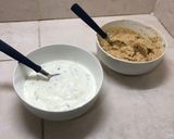 Foto del paso 7 de la receta: Falafel de garbanzos al horno con salsa de yogurt 🧆💚