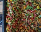 صورة لخطوة 2 من وصفة 😋😋صينية فاهيتا بالخضروات والارز في الفرن 😋😋