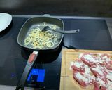 Schweinelende - Medaillons mit Zwiebeln und Käse Rezeptschritt 3 Foto