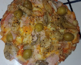 Foto del paso 4 de la receta: Pizza con base de seta (en catalán Apagallums)