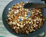 A picture of step 4 of #bandhan# khajur ke dry fruits roll.