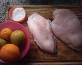 Foto del paso 1 de la receta: Pechugas con limón a la plancha!