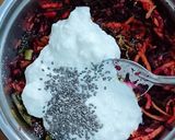 A picture of step 3 of Pink Passion Raita (Beet-Carrots - Chia Raita).