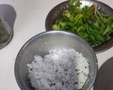 A picture of step 1 of #SIS#Uraddal appe(veg with coriander,pudina onion,tomato chutney.