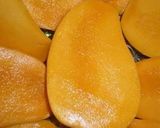 A picture of step 1 of Mango ice cream.