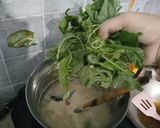 Foto langkah ke 2 dari resep Bobor pucuk labu dan tempe.
