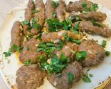 A picture of step 4 of Kebab with Flatbread.