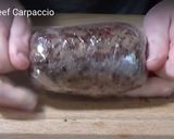 A picture of step 4 of Beef Carpaccio.