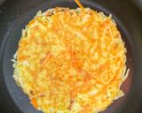 รูปขั้นตอนการทำที่ 6 ของ พิซซ่าญี่ปุ่น (Okonomiyaki) 🥓