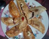 A picture of step 17 of North indian  gujiya in bengali style.