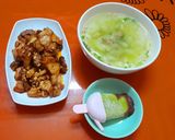 Hình bước làm 4 của món Cơm nhà hai món đơn giản