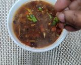 A picture of step 8 of Monchow Soup.