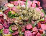 One Pot Smoked Beef Sausage with Green Beans and Noodles recipe step 4 photo