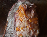 Foto del paso 11 de la receta: MENÚ DEL DÍA: Carne al horno rellena y bomba de papa