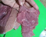 A picture of step 1 of Beef steak.