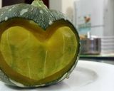 Hình bước làm 3 của món Bí đỏ hấp gà