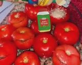 صورة لخطوة 4 من وصفة بندورة محشية بلحمة الغنم وبارميزان 🍅🧀