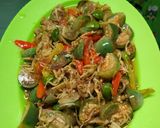 Foto langkah ke 4 dari resep Oseng terong bulet mix teri.