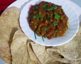 A picture of step 7 of Green peas MakhaniCurry.