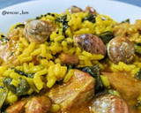 Foto del paso 6 de la receta: Arroz con costillas, acelgas y caracoles