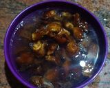 A picture of step 1 of Dates Chocolate fudge bars.