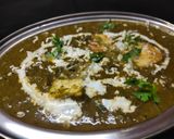 A picture of step 19 of Dhaba Style Palak Paneer.
