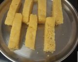 A picture of step 4 of Fry khaman.