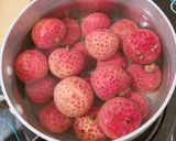 Hình bước làm 2 của món Vải thiều ngâm