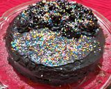 எஃலெஸ் சாக்லேட் ட்ரஃபில் கேக் (Eggless Choco Truffle Cake Recipe in TAmil) ரெசிபி ஸ்டேப் 22 புகைப்படம்