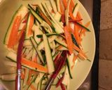 A picture of step 6 of Vietnamese Banh Mi (with a Spanish twist).