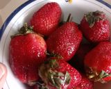 A picture of step 1 of Strawberry shake 🍓🍓🍓.
