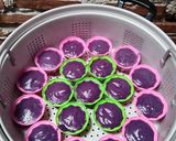 Foto langkah ke 9 dari resep Kue Talam Ubi Ungu.