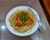 Hình bước làm 4 của món Mì Spaghetti đơn giản