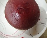 A picture of step 14 of Eggless Red Velvet Cake (without oven).