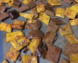 A picture of step 4 of Pumpkin Peel Chips.